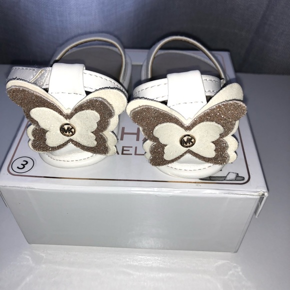 Michael Kors Other - Michael Kors Baby Sansa Butterfly Crib Sandal